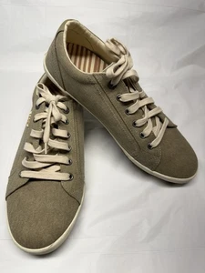 Taos Star Women’s Beige Canvas Sneakers Arch Support Lace Up Size 12 - Picture 1 of 10