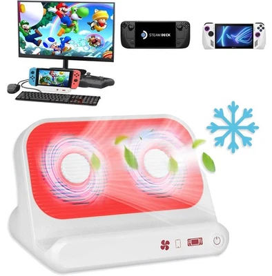 8-in-1 Docking Station for Steam/Switch/ROG Ally/MSI Claw/Legion Go Cooling Fan - Image 1 of 4