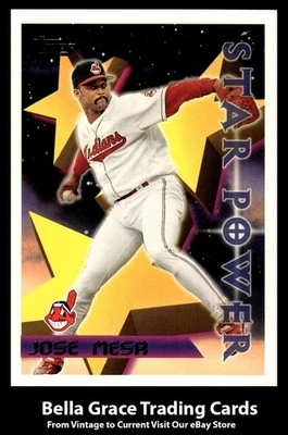1996 Topps Jose Mesa #231 Cleveland Indians MLB béisbol  Foto 1 de 2