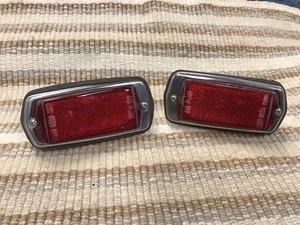 Datsun OEM 240Z 260Z 280Z 1970-78 Rear Side Marker Lights Red Pair - Picture 1 of 5