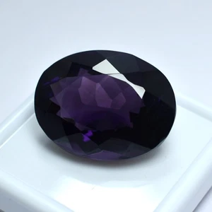 50.00 Ct Natural Purple Amethyst Loose Gemstone Stunning Oval Cut CERTIFIED - Picture 1 of 6