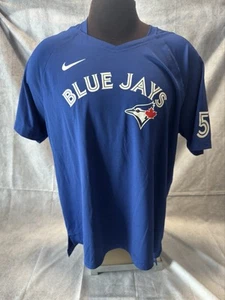 NIKE Toronto Blue Jays Erik Swanson #50 Team Issue Warm Up Shirt Herren XL Drifit - Bild 1 von 6
