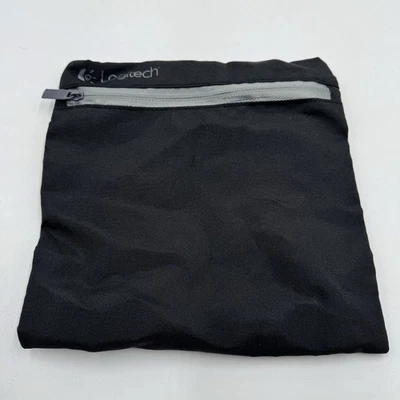 Logitech USB Headset Stereo H650e - Carrying Case Bag Zipper Black Electronic - Image 1 of 4