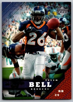 2005 Upper Deck Tatum Bell Denver Broncos #57 - Image 1 of 2