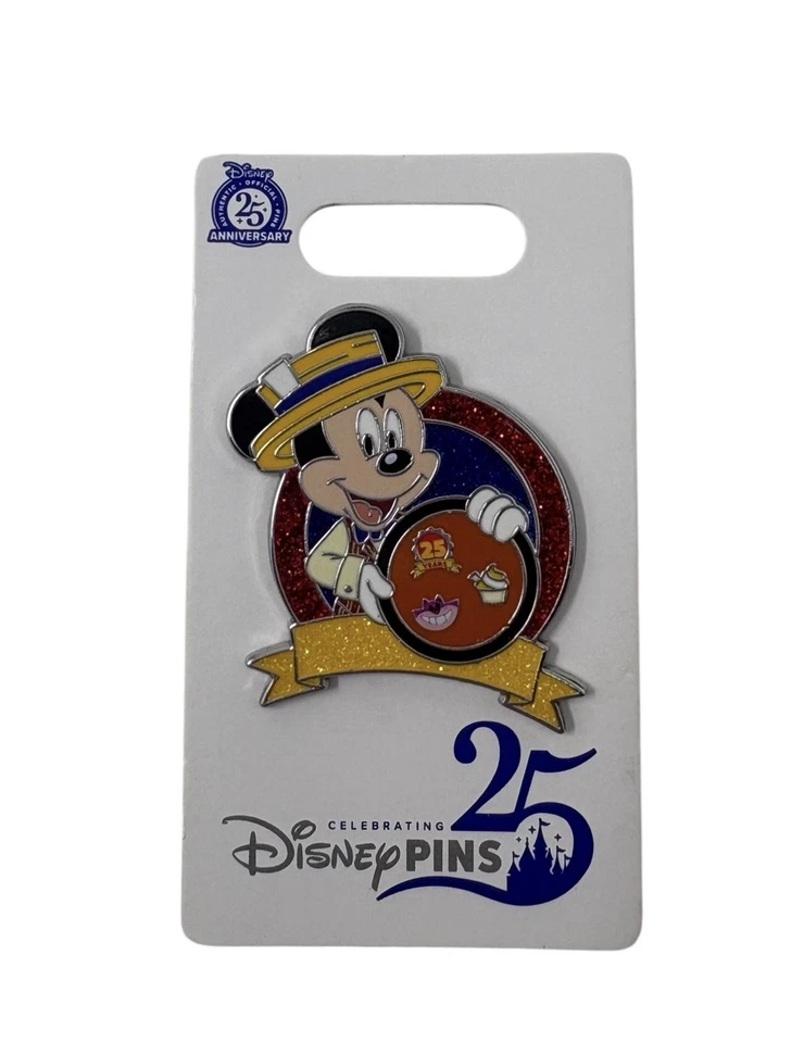Булавка коллекционная Disney Parks 2025 Celebrating 25 Years of Pin Mickey Mouse - Изображение 1 из 2
