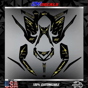 Yamaha Raptor 700 700R graphics kit 2013 2014 2017 to 2025 decals stickers atv - Picture 1 of 4