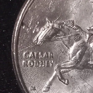 1999P Delaware Dual Error Spitting Horse Rev, Rim to Hair Die Cracks & Break Obv - Picture 1 of 11