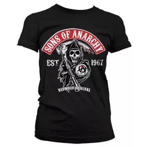Sons Of Anarchy Redwood Original Girly Shirt Print Women Officially Licensed - Picture 1 of 2