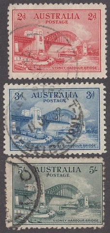 Australia #130-132 Used Cover