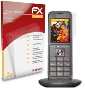 atFoliX 3x Protezione Pellicola dello Schermo per Gigaset CL660HX opaco&antiurto - Afbeelding 1 van 9