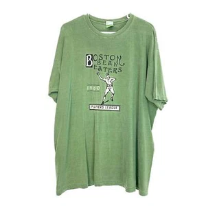 Ebbets Field Vintage Boston Bean Eaters 1890 Jersey XL Green Flannel EUC - Picture 1 of 2