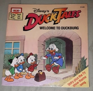 Disney's Duck Tales Welcome to Duckburg 514B 1987 Read Along NO TAPE BOOK ONLY - Imagen 1 de 3