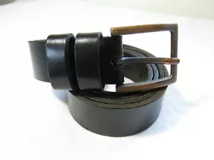 PETROL INDUSTRIES Black Size 40 Leather Belt - Picture 1 of 9