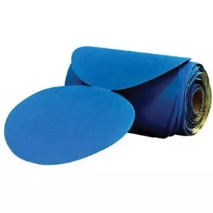 100 Discs! 36204 Stikit Blue Abrasive Disc Roll, 6 in, 120 Grit, 100 discs! - Picture 1 of 1