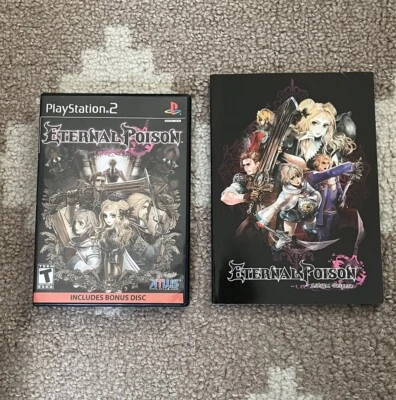 Eternal Poison PlayStation 2 PS2 With Pre Order Artbook Librum Vespera - No OST - Image 1 of 4