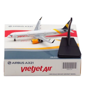 1:400 JC Wings Vietjet Air Airbus A321 VN-A542 modelli pressofusi XX4428 aeromobile - Foto 1 di 11