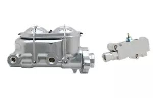 74-77 Corvette 1-1/8 Bore Chrome Master Cylinder Proportioning Valve Set 4 Disc - Bild 1 von 5