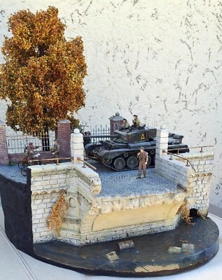 Diorama carro armato inglese Comet, 2ª guerra mondiale, scala 1/35 - Immagine 1 di 4