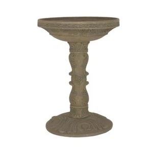 Mpg Bird Bath Fountains 26.5"Hx20"Wx20"D Weather Resistance Stone 2-Pieces Gray - Picture 1 of 4