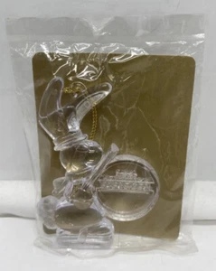 Energizer Bunny Ornament Caroller 1992 Clear Plastic New with Packaging Limited - Picture 1 of 9