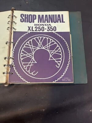 Оригинальная заводская инструкция и переплет для владельцев Honda XL250 XL350 6132903 - Изображение 1 из 4