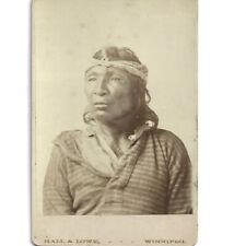 Native American Cabinet Card Photograph - Winnipeg MB