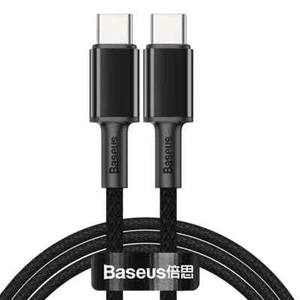 Baseus Cafule USB-C Male Braided Fast Charge Data Cable 1m - Picture 1 of 5