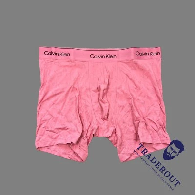 Calvin Klein CK Hombre Rosa Amor Algodón Modal Calzoncillo Boxer Ropa Interior Talla S M L XL Foto 1 de 4