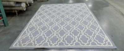 Tapete com manchas traseiras PRATA/MARFIM 8' x 10', preço reduzido 1172562423 CAM131D-8 - Imagem 1 de 4