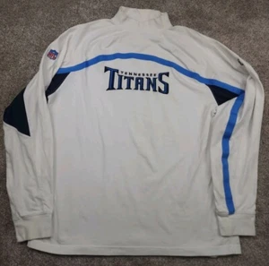 Vintage Tennessee Titans Shirt Mens Large White Long Sleeve Y2K NFL Football - Picture 1 of 18