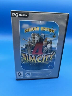 SIM CITY 4: Deluxe Edition (PC) mit RUSH HOUR & Handbuch + UNLEASHED Exp Pk / LN - Bild 1 von 3