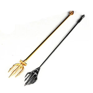 Figura de acción Tridente de Aquaman de 12 pulgadas accesorio 40 cm metal cosplay utilería juguete 1/6 - Imagen 1 de 10