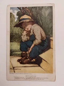 V.C. Postal de Anderson firmada por artista Reinthal Newman Nobody Loves Me publicada en 1909 - Imagen 1 de 4