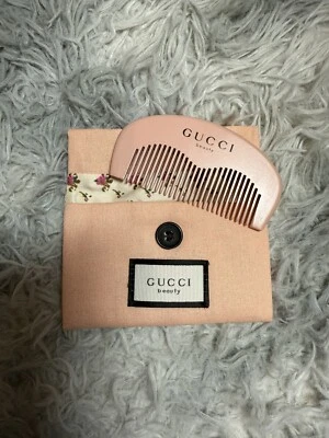 Bolso Gucci Beauty Pequeño Peine y Bolsa Flor Rosa, Envío desde EE. UU. Foto 1 de 4