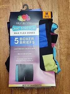 Boxer Briefs Fruit Of The Loom 4 Pk, Max Flex, Size Medium (10-12) boys - Picture 1 of 3