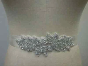 Wedding Belt, Bridal Belt, Sash Belt, Crystal Rhinestones - Picture 1 of 4