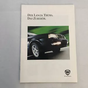 Lancia Thema Factory Accessories Car Sales Brochure Catalog German Text - Picture 1 of 9
