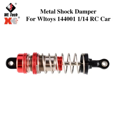 Metal Shock Damper For Wltoys 144001 1/14 4WD High Speed Racing RC Car Vehicle - Image 1 of 4