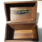 Vintage 1932  Mead Johnson & Co Wooden Dovetailed Diet Materials  File Index Box