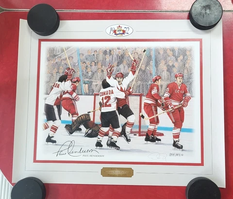1997 TEAM CANADA 72 SUMMIT SERIES The Goal Poster 16" X 20", 25th Anniversary Cover
