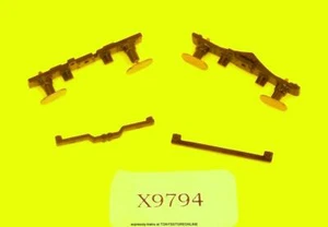 hornby oo spare x9794 1x pack 4 buffers on 2 beams for pullman observation car - Foto 1 di 1