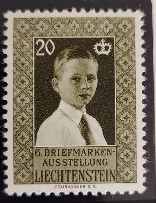 Liechtenstein 1956 The 6th Stamp Exhibition, Vaduz SN 307 - Image 1 of 2
