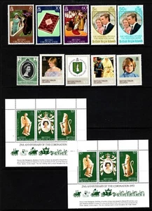 OPC Islas Vírgenes Realeza Lote Todo Como Nuevo Nunca Montado 49697 - Imagen 1 de 1