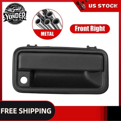 Exterior Door Handle For 88-99 Chevrolet K1500 C1500 Front Right Textured Black Foto 1 de 4