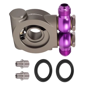 AN10 Oil Cooler Adapter M20x1.5 3/4-16UNF with Temperature Control Valve - Imagen 1 de 16