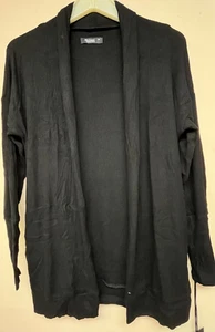 Michael Lauren Black Cardigan Sweater Size XS Made in Los Angeles, New in Bag - Picture 1 of 7