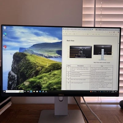 Dell UltraSharp U2414Hb 24" Widescreen HDMI LED Monitor 1920 x 1080 Grade B - Image 1 of 4