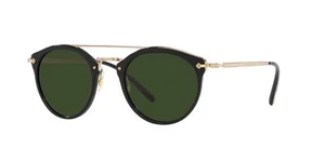 OLIVER PEOPLES | NEW | REMICK | 5349S 100571 | BLACK | GOLD | GREEN - Picture 1 of 5