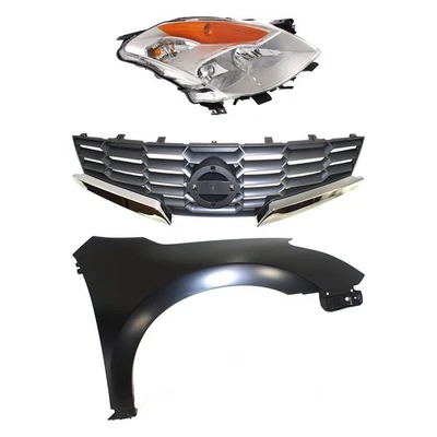 Headlight Kit For 2008 Nissan Altima RH HID Assembly with Fender & Grille Coupe - Image 1 of 4