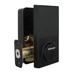 Electronic Touchpad Deadbolt Lock Entry Door Keyless Entry Matte Black - Picture 1 of 6